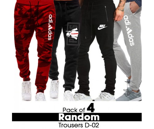 Pack of 4 Random Trousers D-02